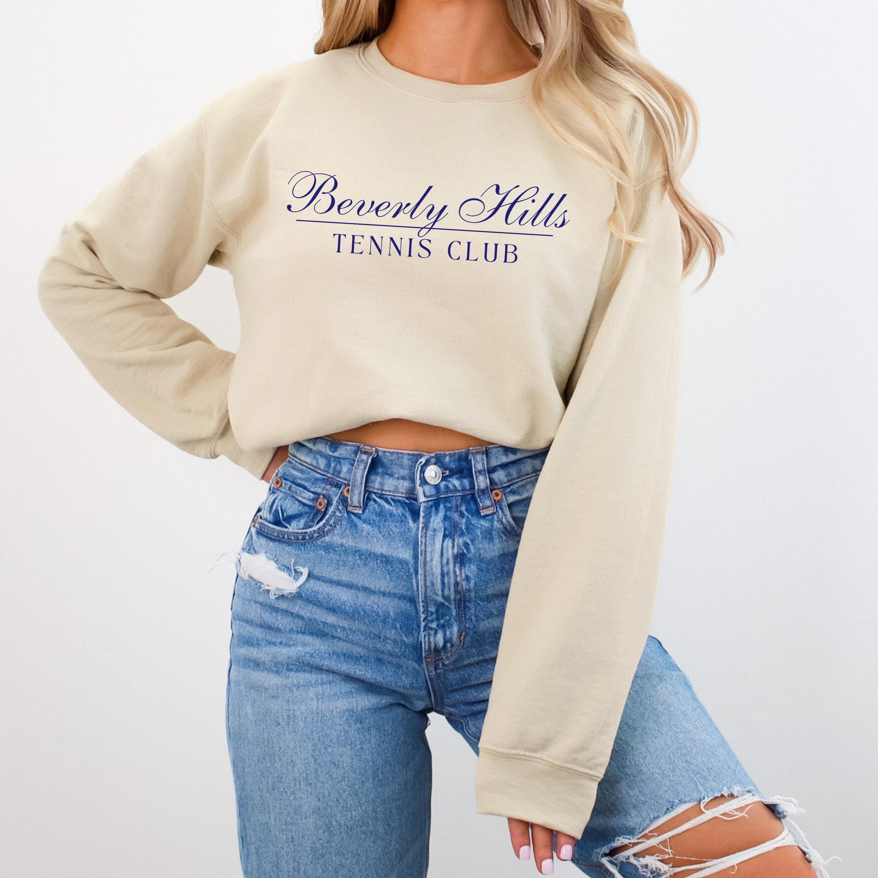 Old Money Beverly Hills Tennis Sweatshirt Retro Tennis Club - Main Image