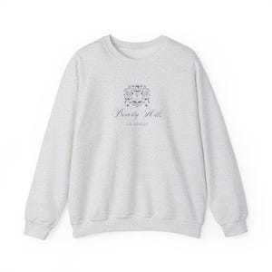 Beverly Hills Old Money Tennis Sweatshirt Retro Tennis Club Sweatshirts Los Angeles Luxury Aesthetic Sports Sweater LA Sporty Preppy Stuff Ash