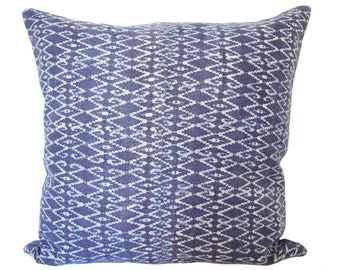 Indigo Hmong Batik 18 x 18 Cushion Cover