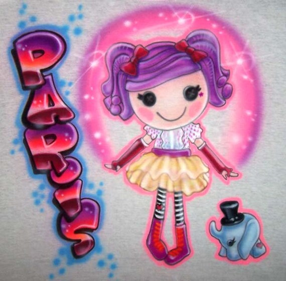 Airbrush Lalaloopsy Peanut Big Top Doll T Shirt Personalized Etsy