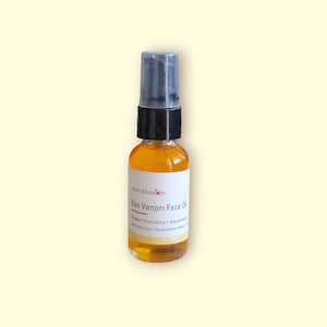 Organic BEE VENOM ANTIOXIDANT Coenzyme Q10 Sea Buckthorn Berry Chia Camellia Jojoba Jasmine Facial Oil