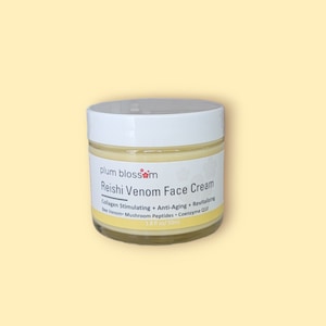 REISHI VENOM Face CREAM Mushroom Peptides Ashwagandha Bee Venom Co Enzyme Q10 Hyaluronic Acid Vitamin C Micro Algae