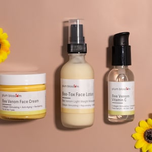 ALL 3 BEE VENOM Anti-Aging Firming Collagen Manuka Honey Propolis Royal Jelly Moisturizer Serum Day lotion