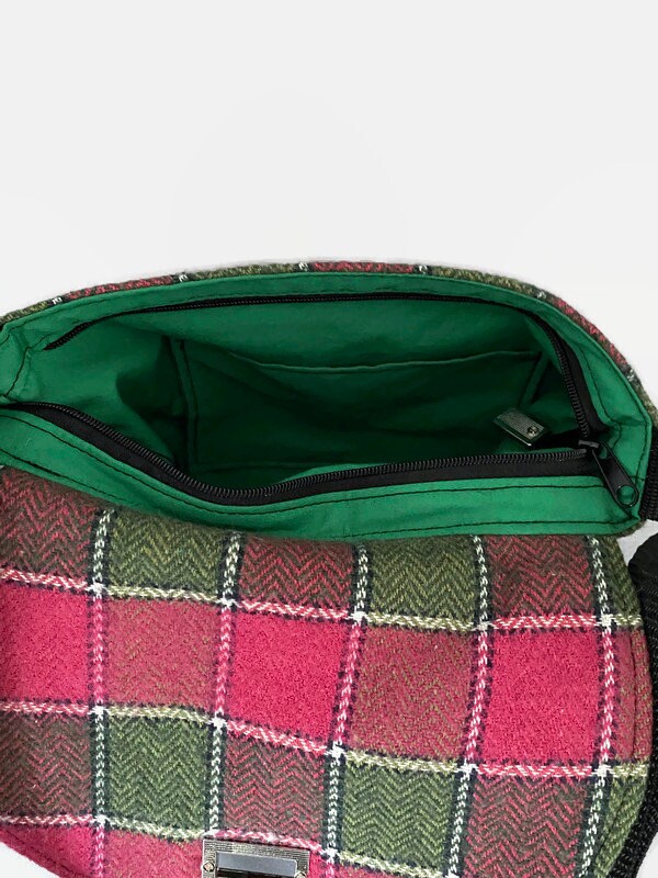 Tweed Flap Crossbody Bag