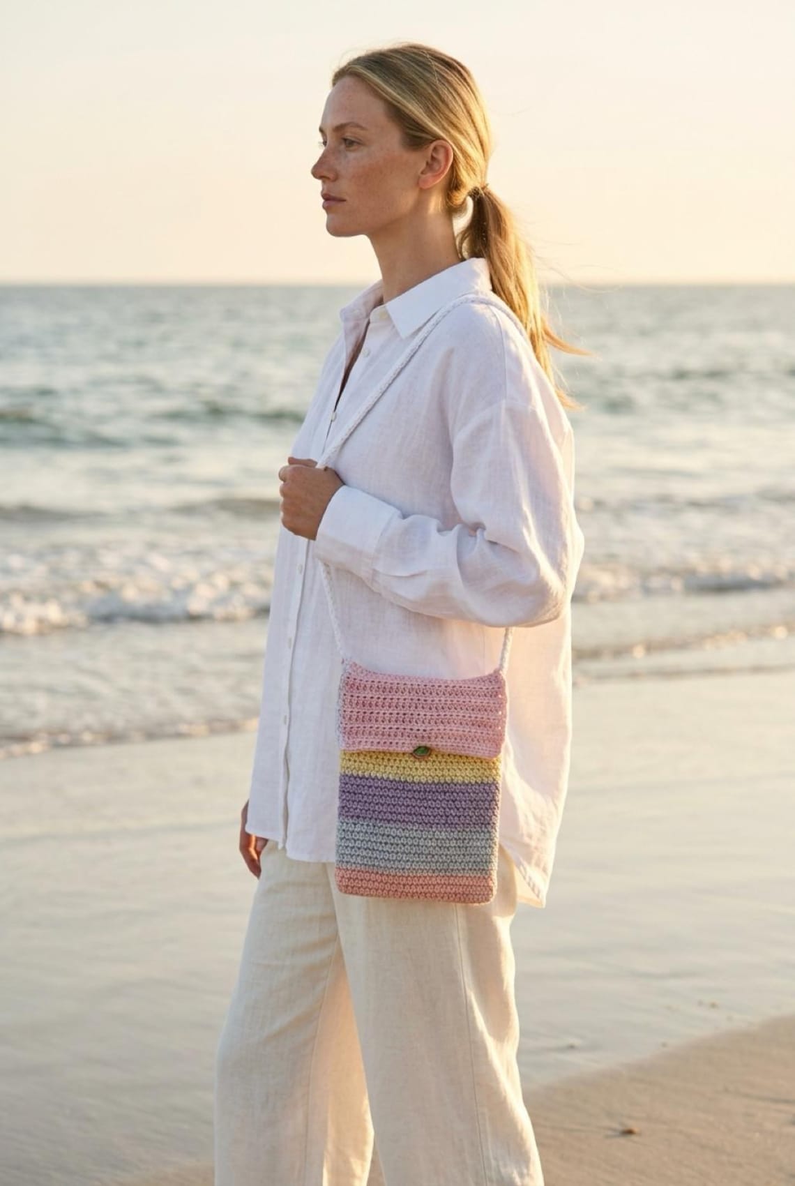 Cotton crossbody