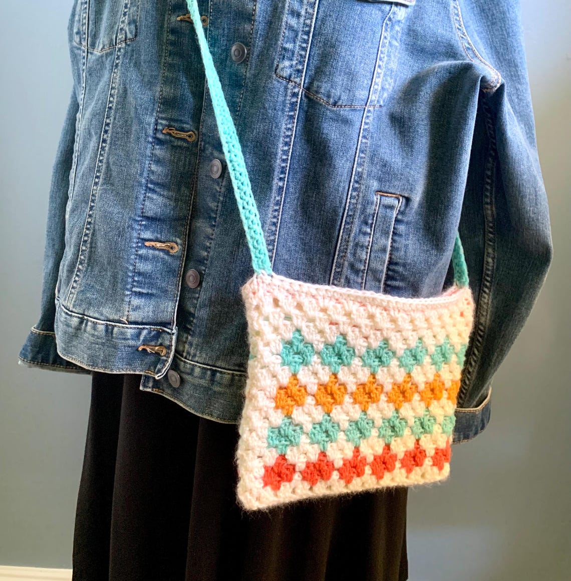 Colorful zipper bag