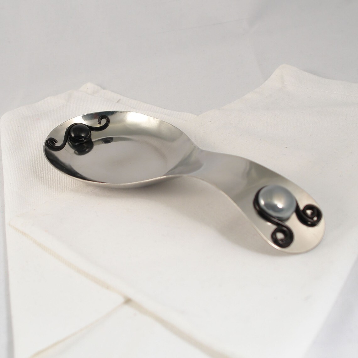Spoon Rest Stainless Steel Spoon Rest Kitchen Stove Spoon Etsy