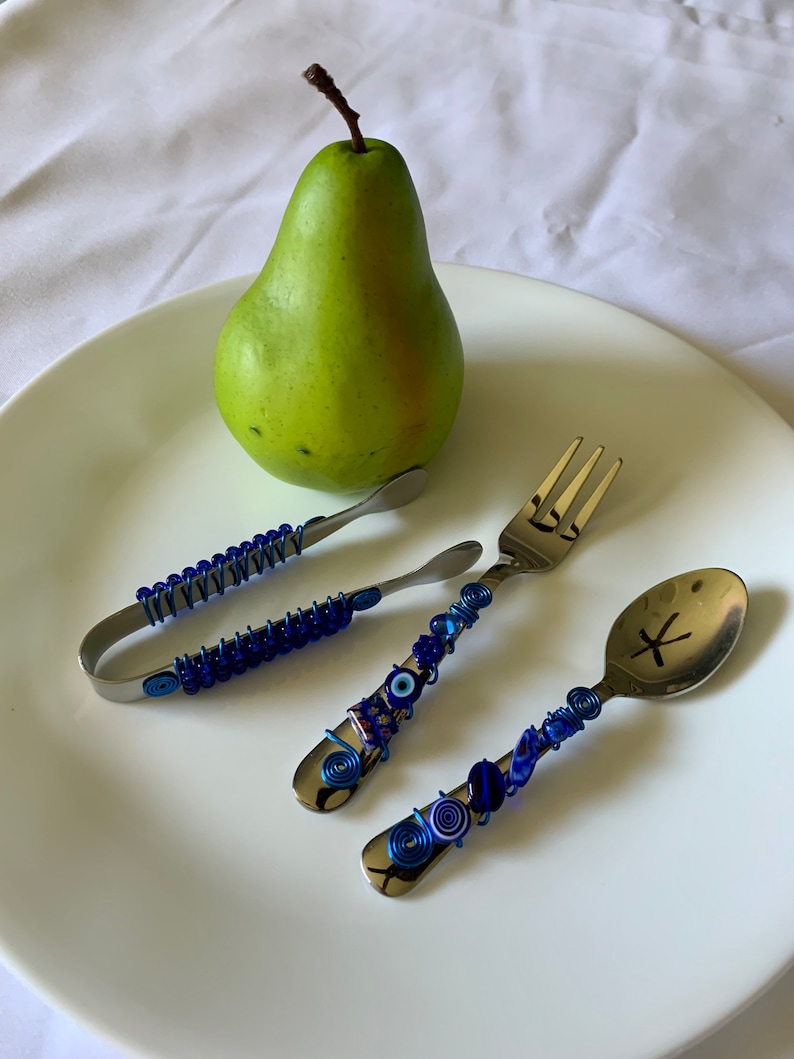 Handmade Beaded Charcuterie Serving Set