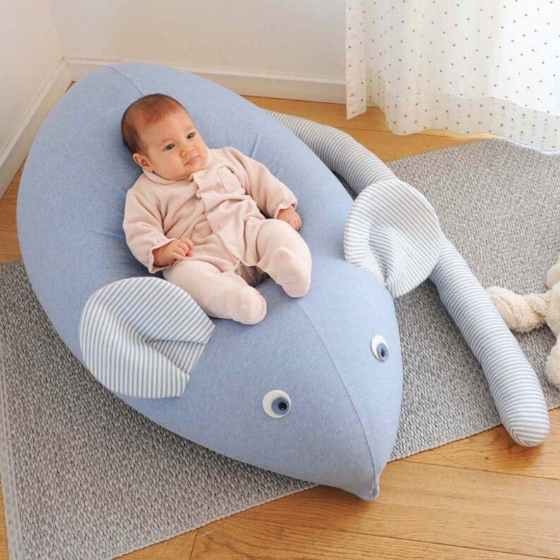 Baby Beanbag Mouse Kids Furniture Nursery Decor Pillow Baby Etsy