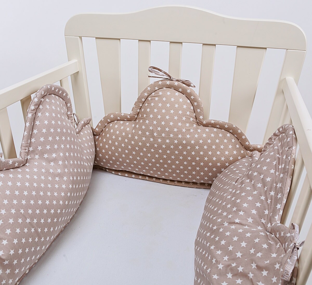 Crib bumper/cradle bumper baby cot bumper clouds new born Etsy