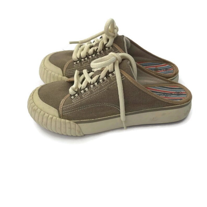 platform backless sneakers