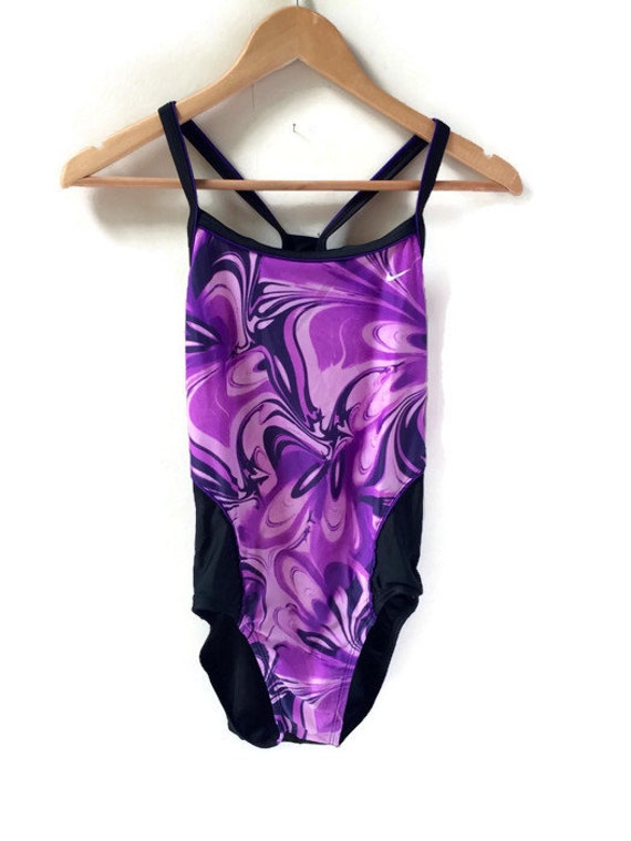 nike purple swimsuit
