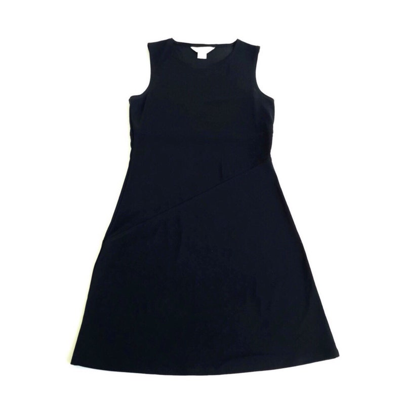 90/'s Express Tricot Black Mini Dress