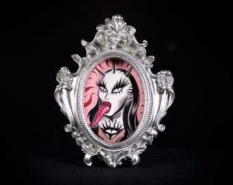 Niohuru X Tiny Demon Framed Print
