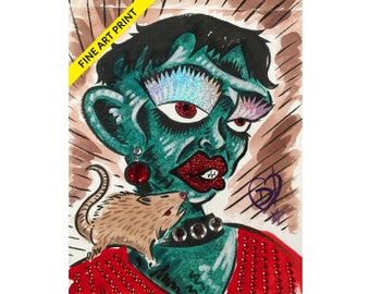 Fagenstein Fine Art Print by Disasterina