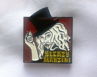 Sleazy Manzini Enamel Pin