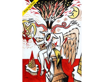 Goats Over It - Art Print from Shadowpuffs