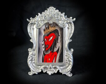 Sinister Androgydemon Tiny Demon Framed Print