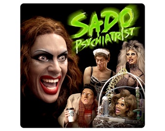 Sado Psychiatrist Stickers (2 stickers)