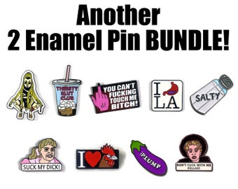 2 Enamel Pin Bundle (cheaper price)