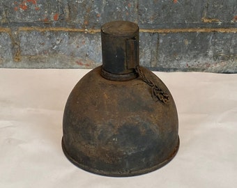 Antique Railroad Smudge Pot Flare, Kerosene Oil Lantern