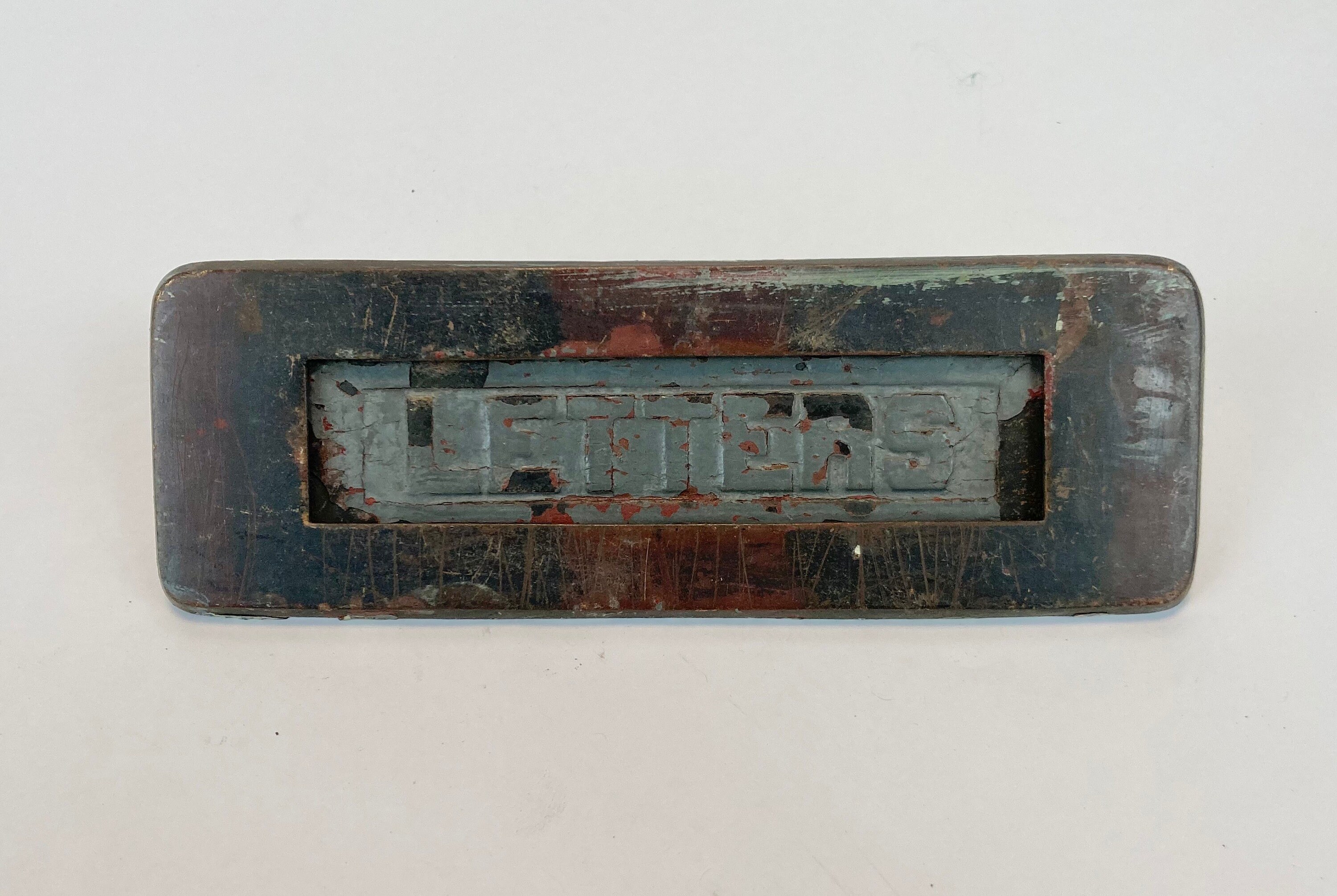 Antique Brass Mail Letter Door Slot