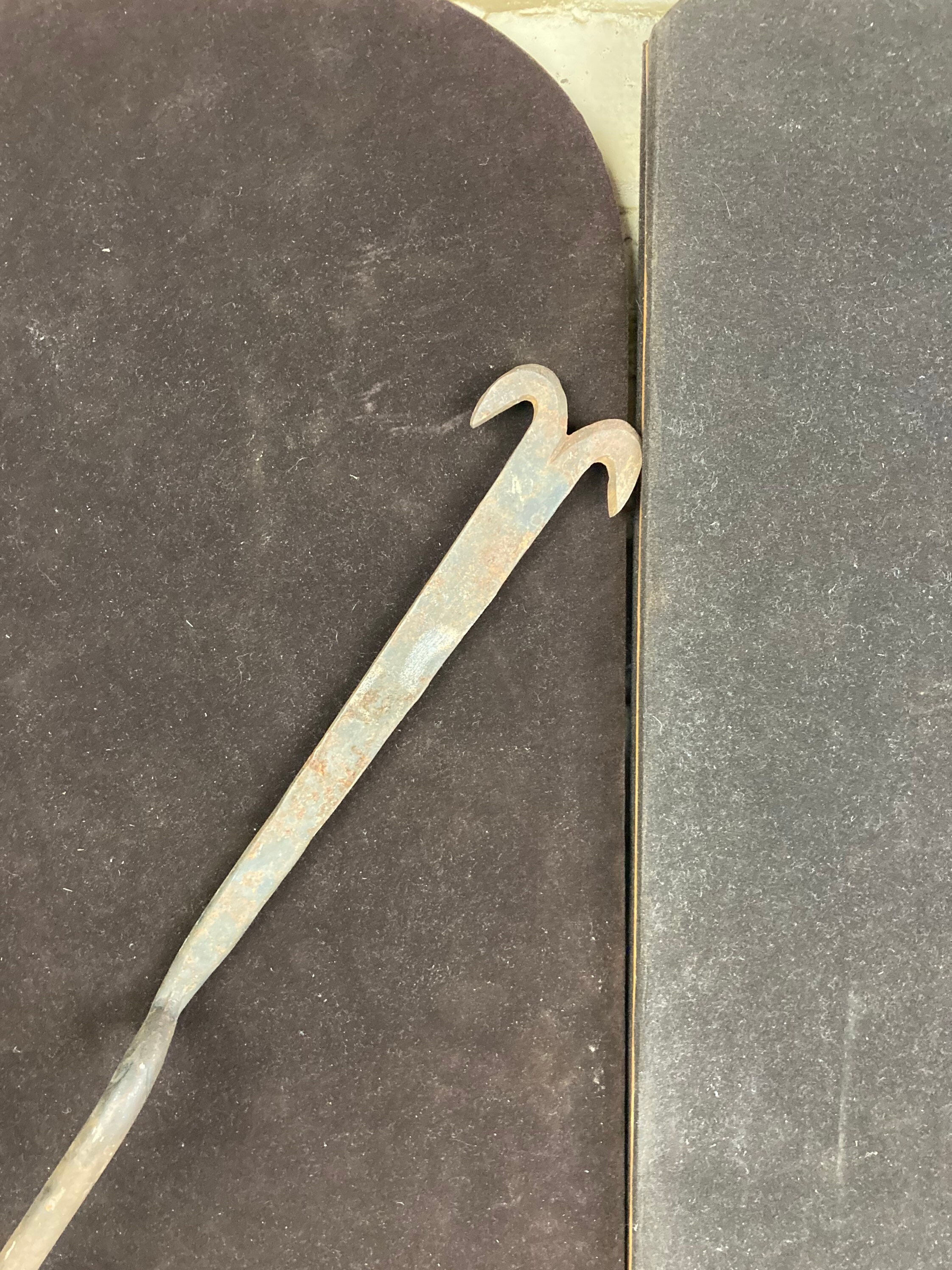 Antique Slate Roofing Shingle Hook Tool, Slater's Roofing Tool