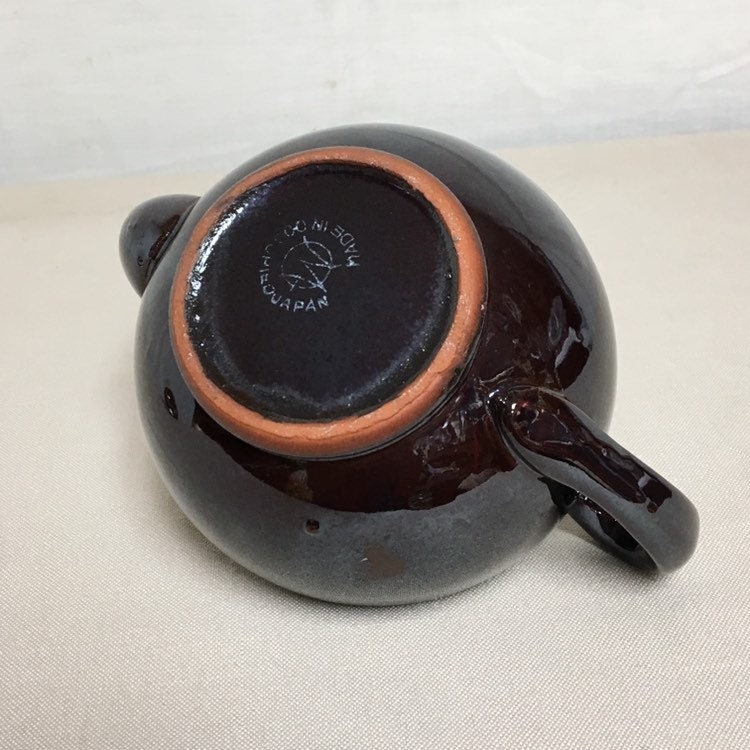 Little Brown Teapot, Made in Occupied Japan, Lusterware, Tea for One