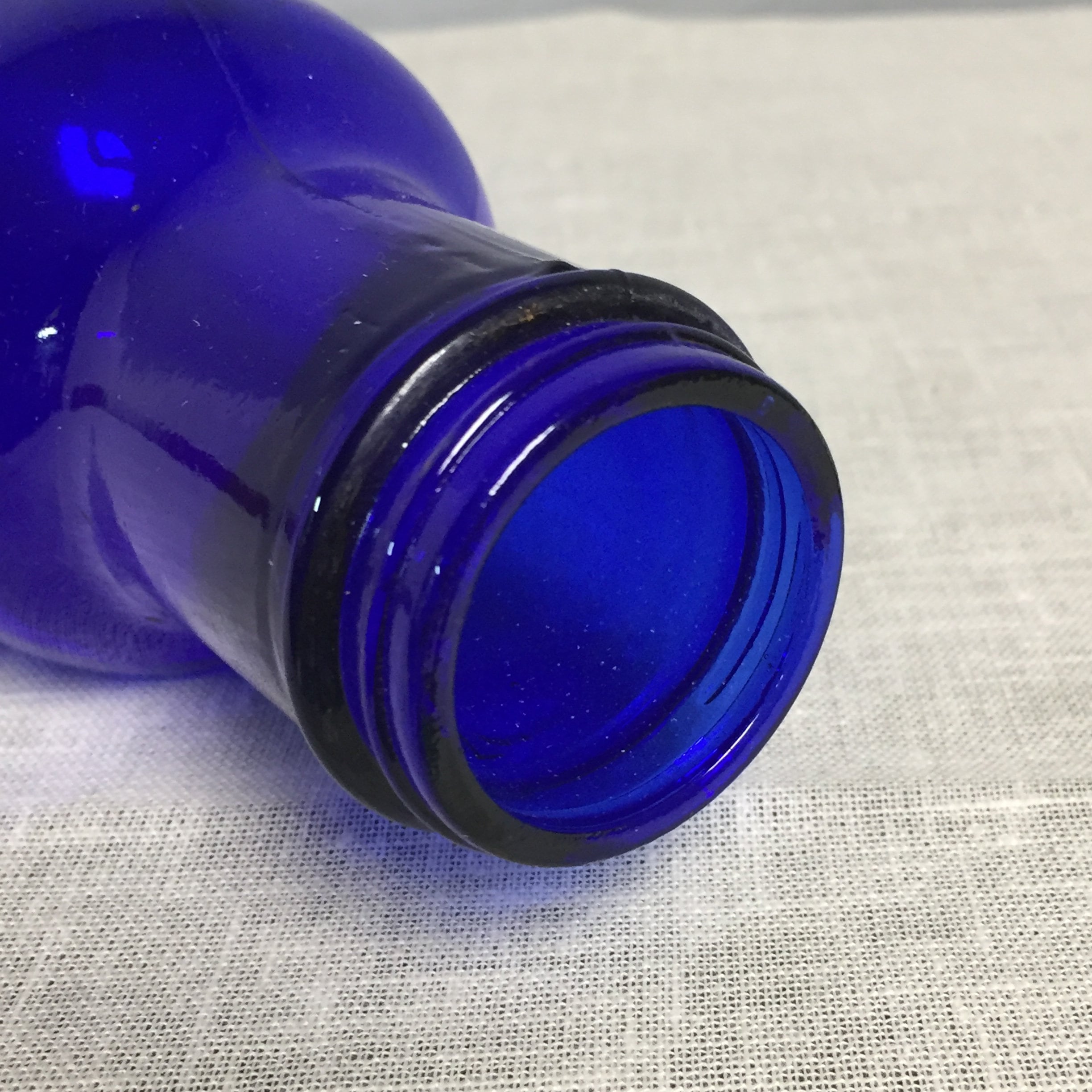 Vintage Baker's Choice Glass Rolling Pin, Cobalt Blue Rolling Pin