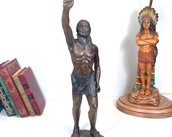 Gregory Perillo, Bronze Native American Statue "Peacemaker", ArtAffects Limited Edition