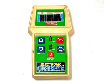 Vintage 1970's ColEco Electronic Quaterback Football Retro Game WORKS!
