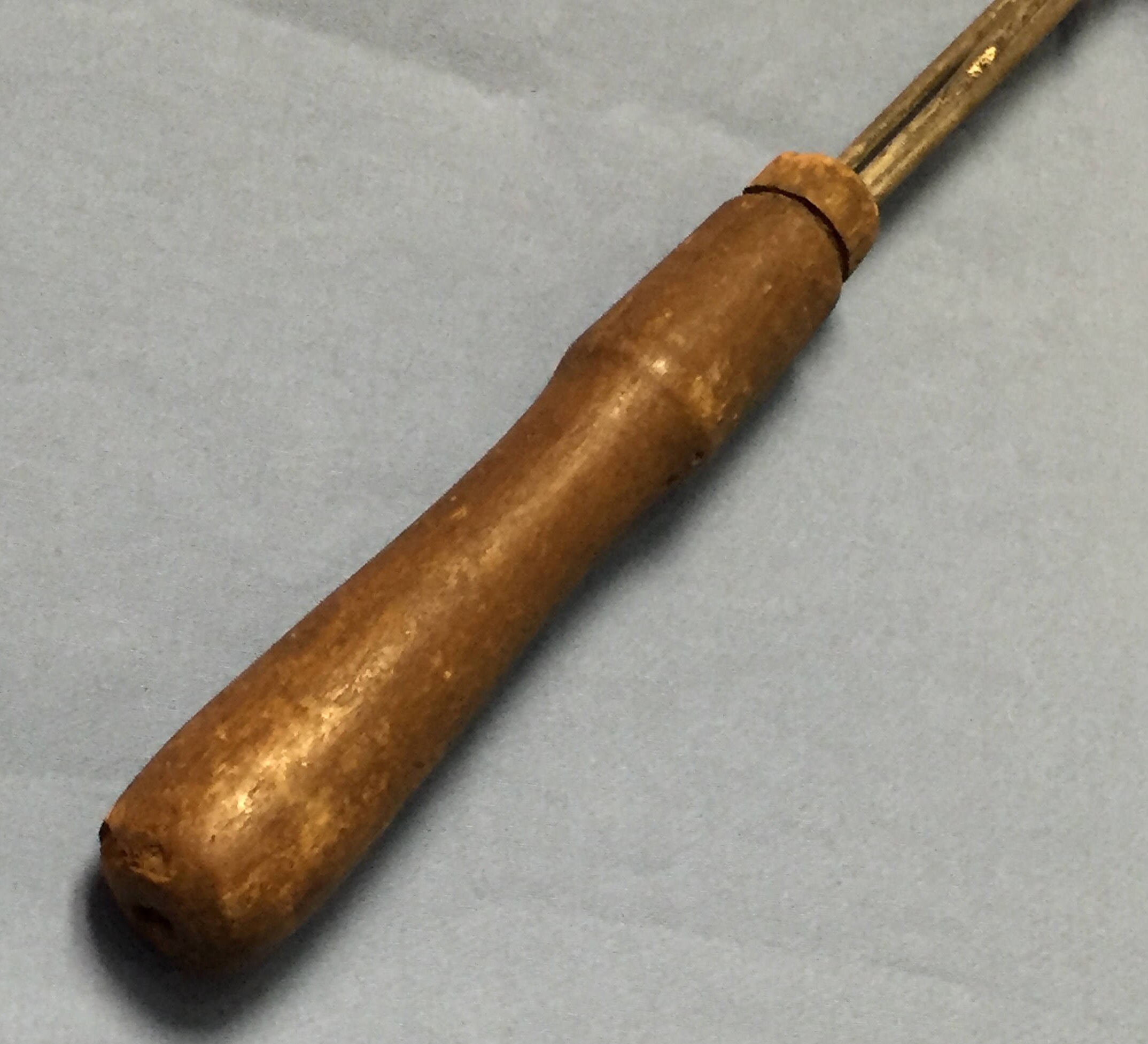 Reserved for Glenn Antique Twisted Wire Rug Beater with Wooden Handle