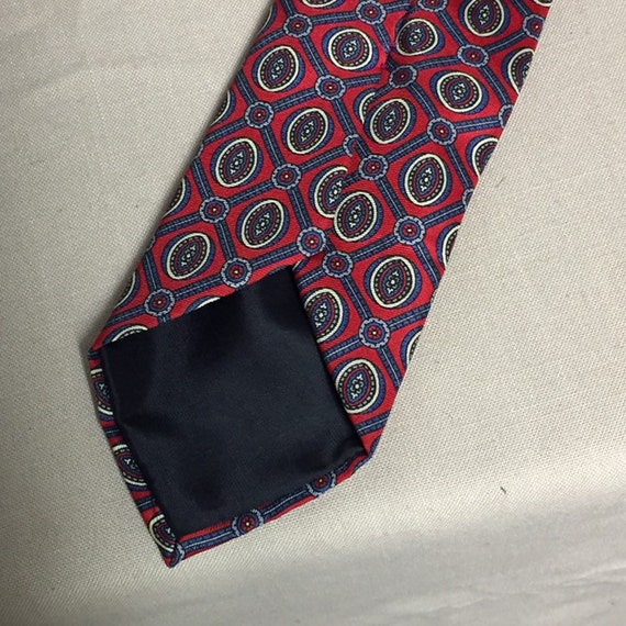 Wembley Silks Men's Tie, Silk Tie, Red Tie with B… - image 5