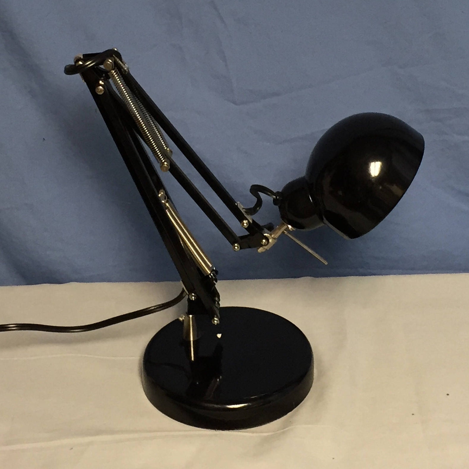 Black Industrial Desk Lamp Fully Adjustable Pixar Lamp Steampunk Boom Lamp