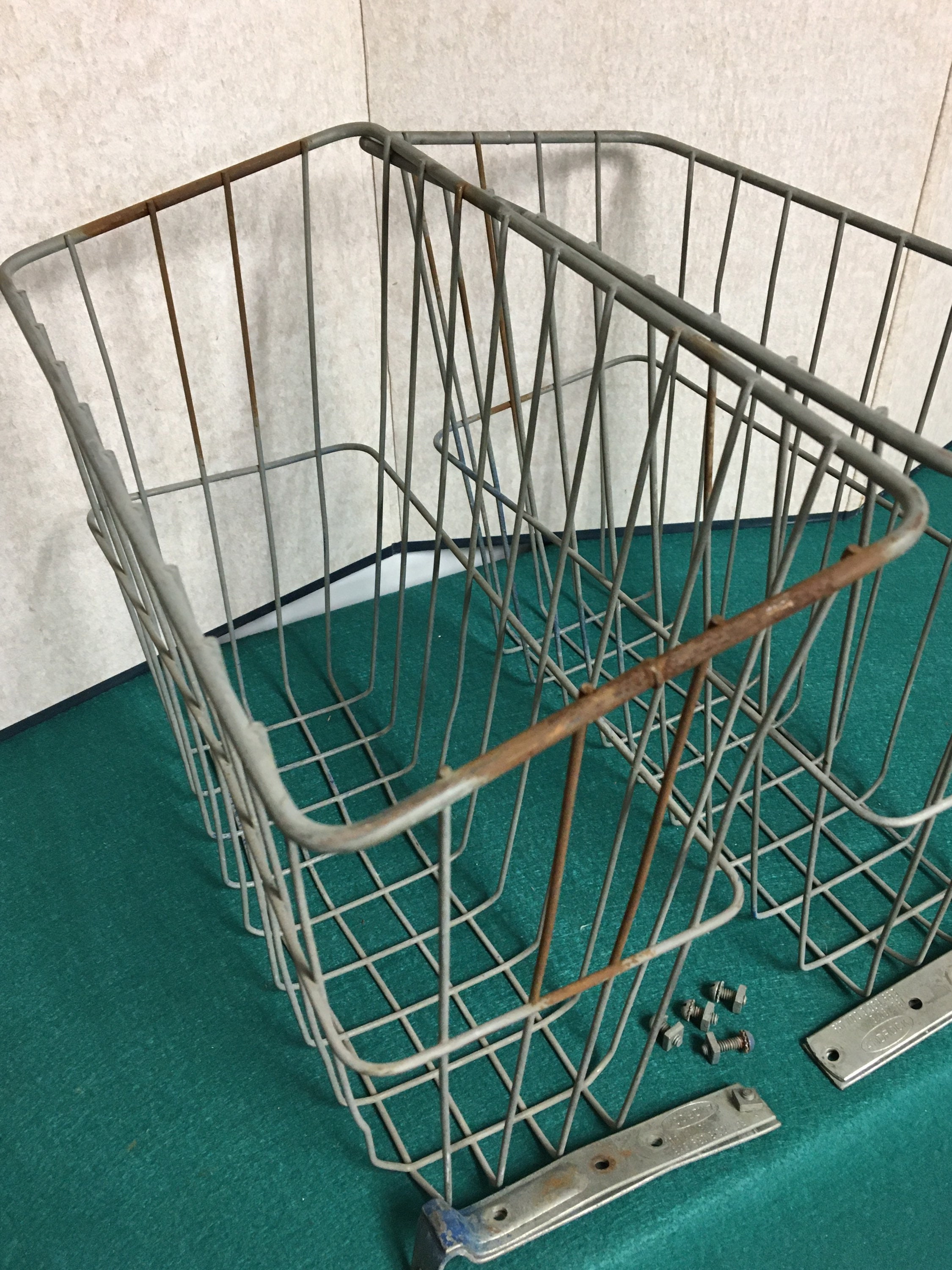 metal basket bike