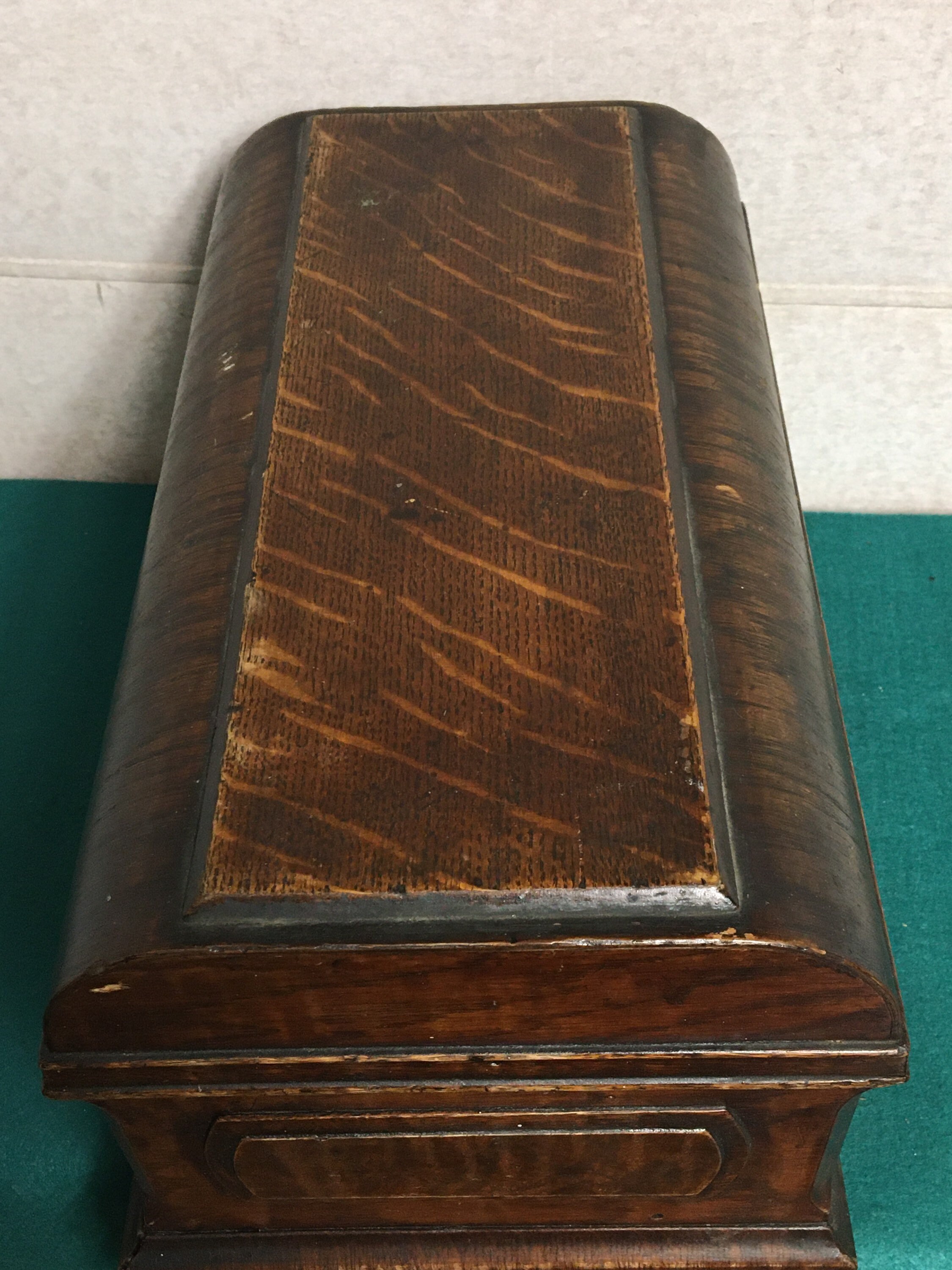 STANDARD Treadle Sewing Machine Wooden Top Cover, Coffin Case, Oak
