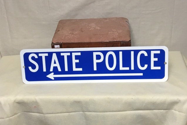 State Patrol Metal Sign State Patrol Metal Sign