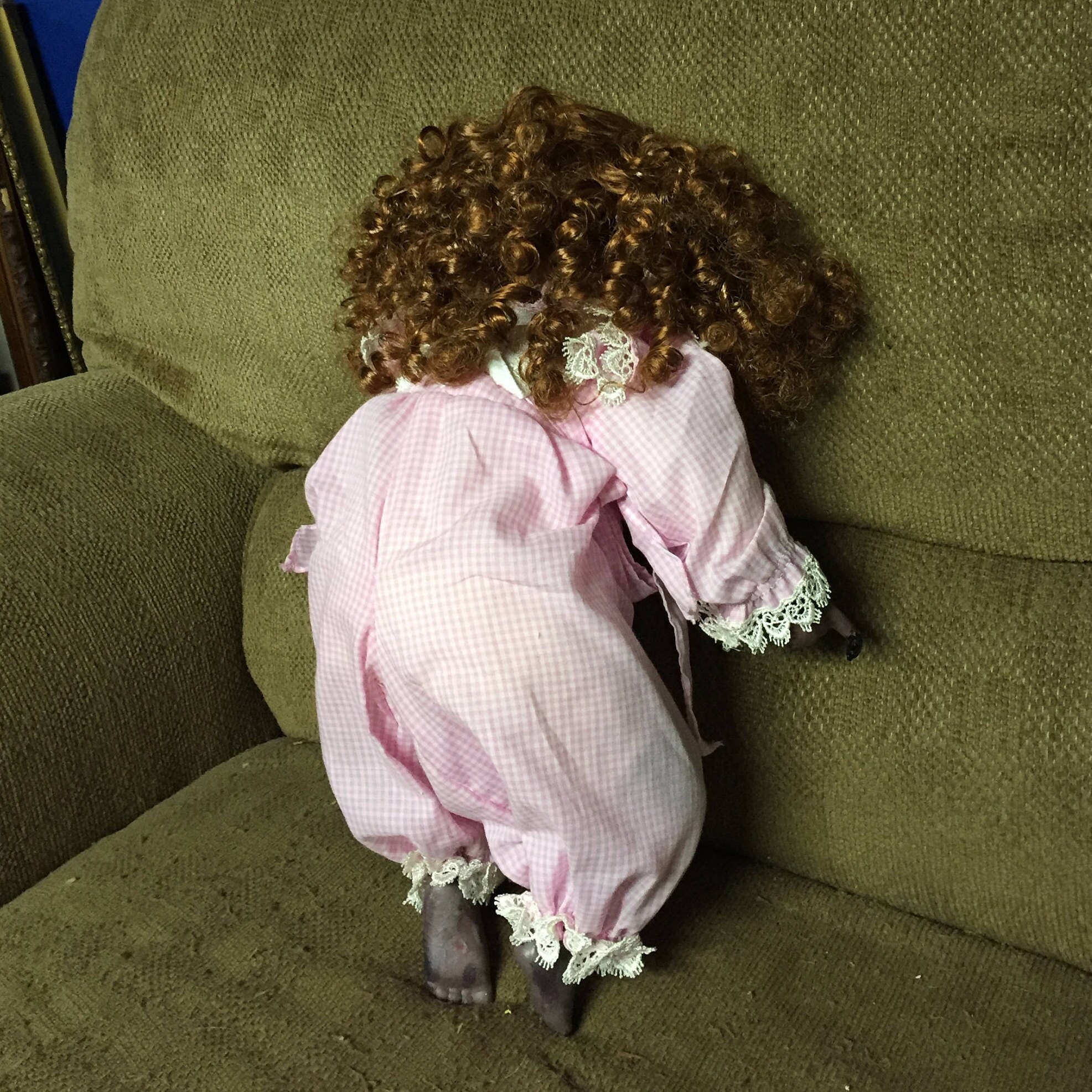 Creepy Zombie Horror Doll Gothic Halloween Prop Scary, Spooky