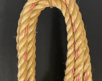 20 Feet Large 1-1/4" Tire Swing Rope, New Old Stock Nautical Rope, Boat Anchor Rope, Beach House