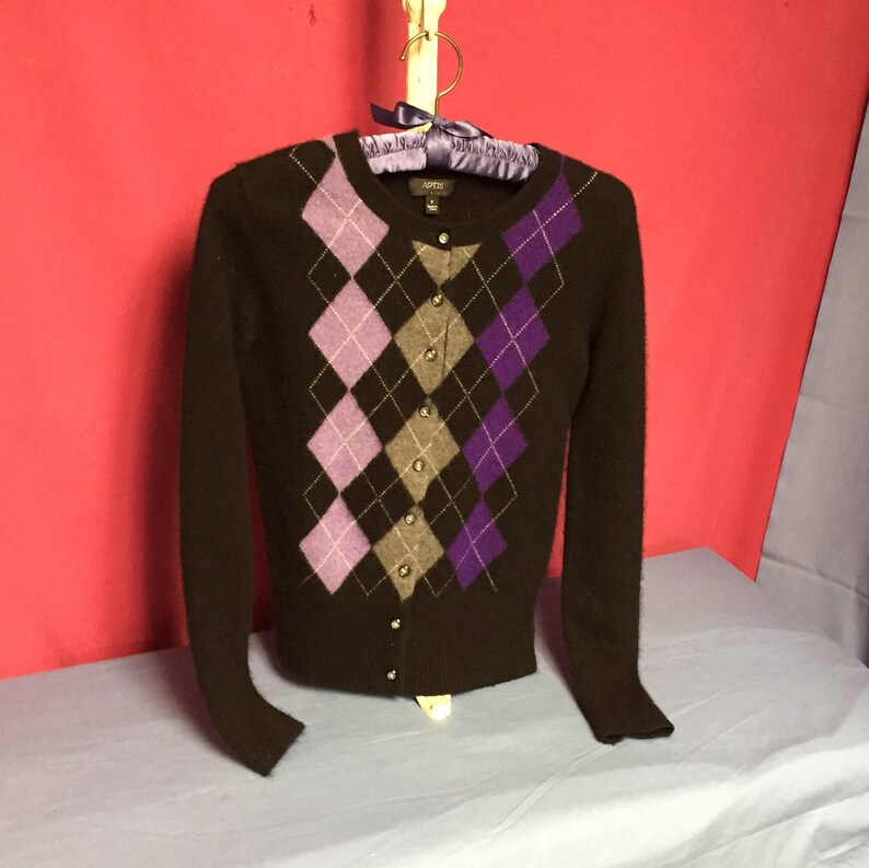 apt 9 cashmere cardigan