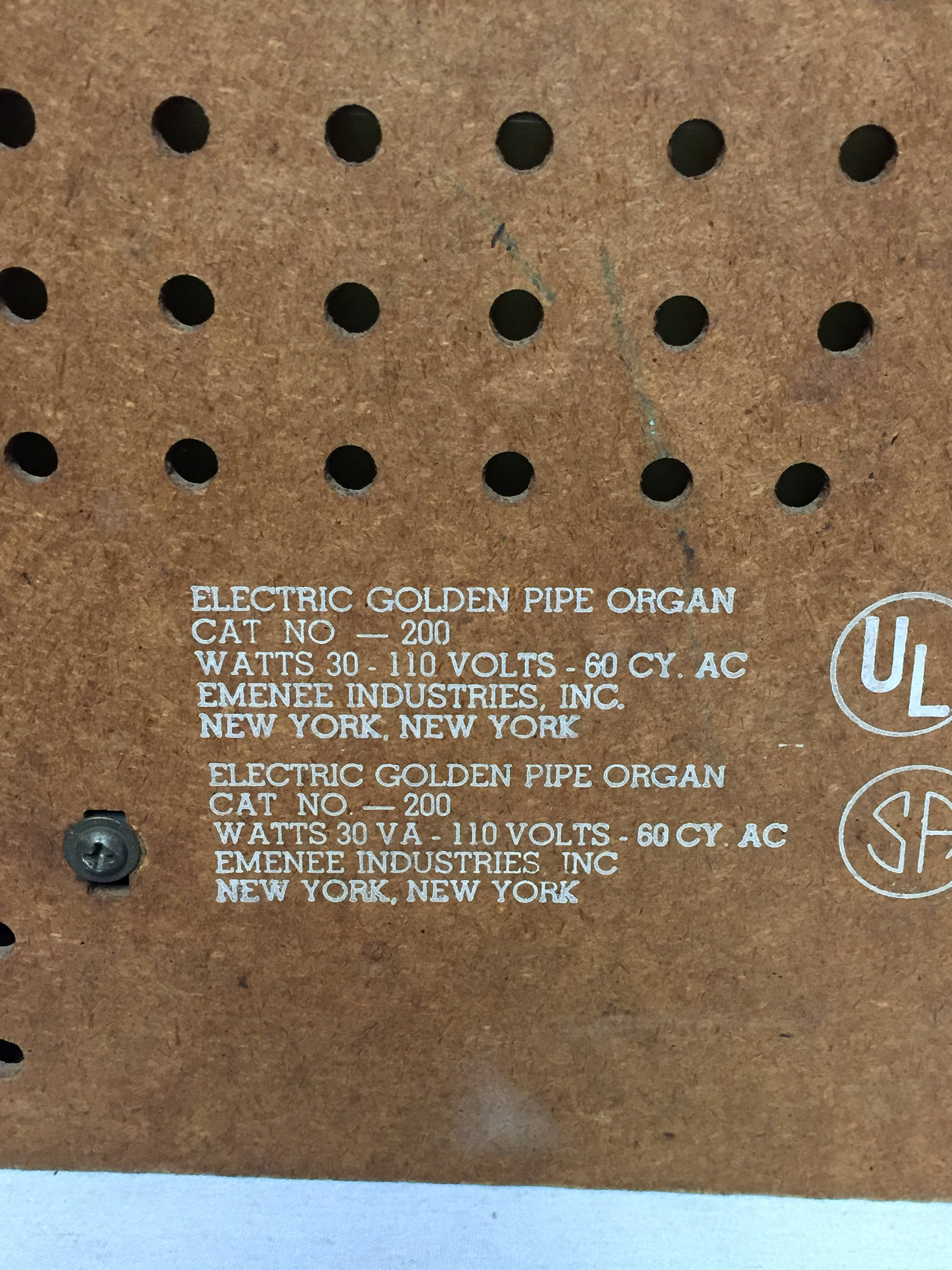 Electric golden sale pipe organ