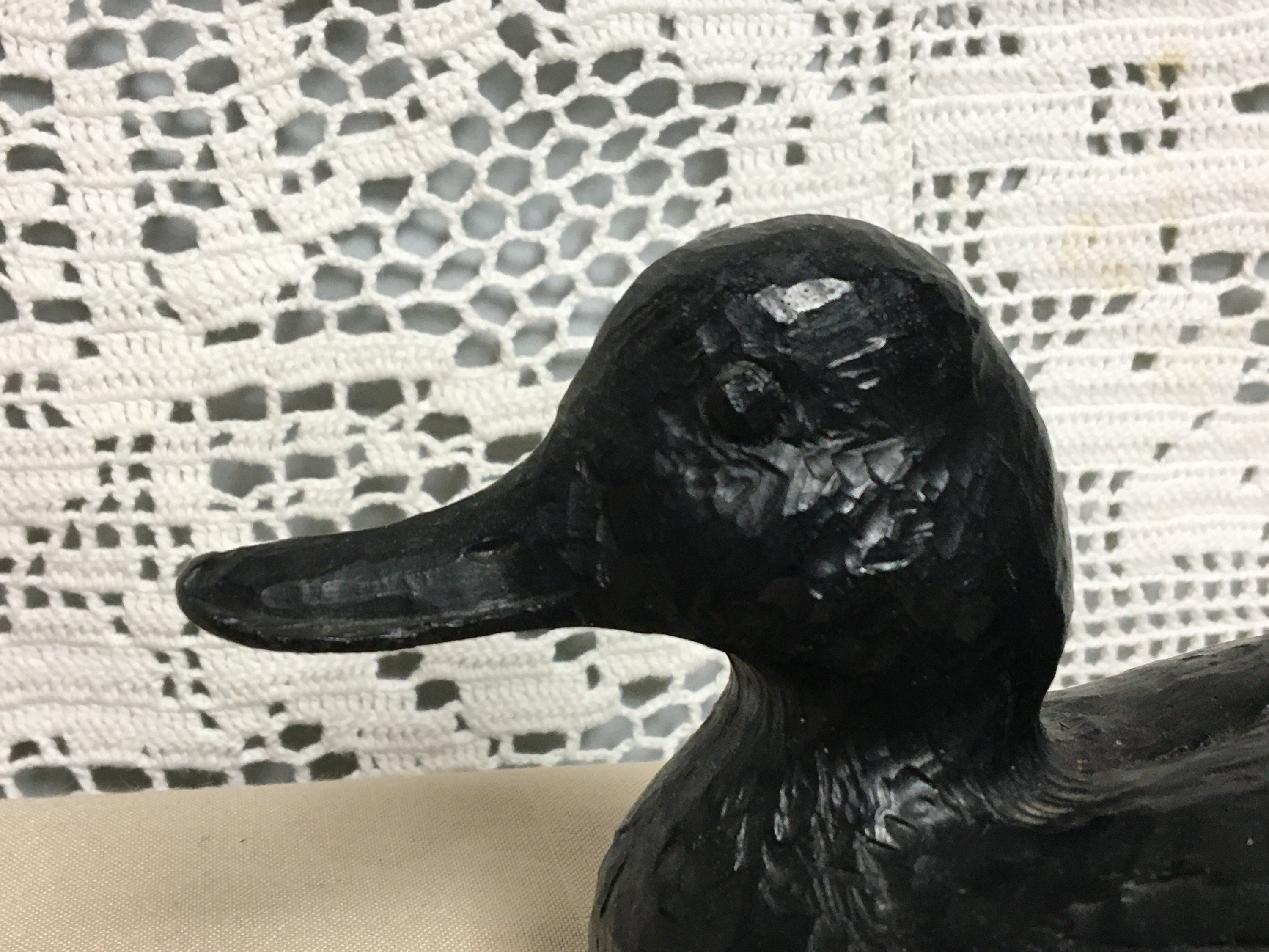 resin duck statue