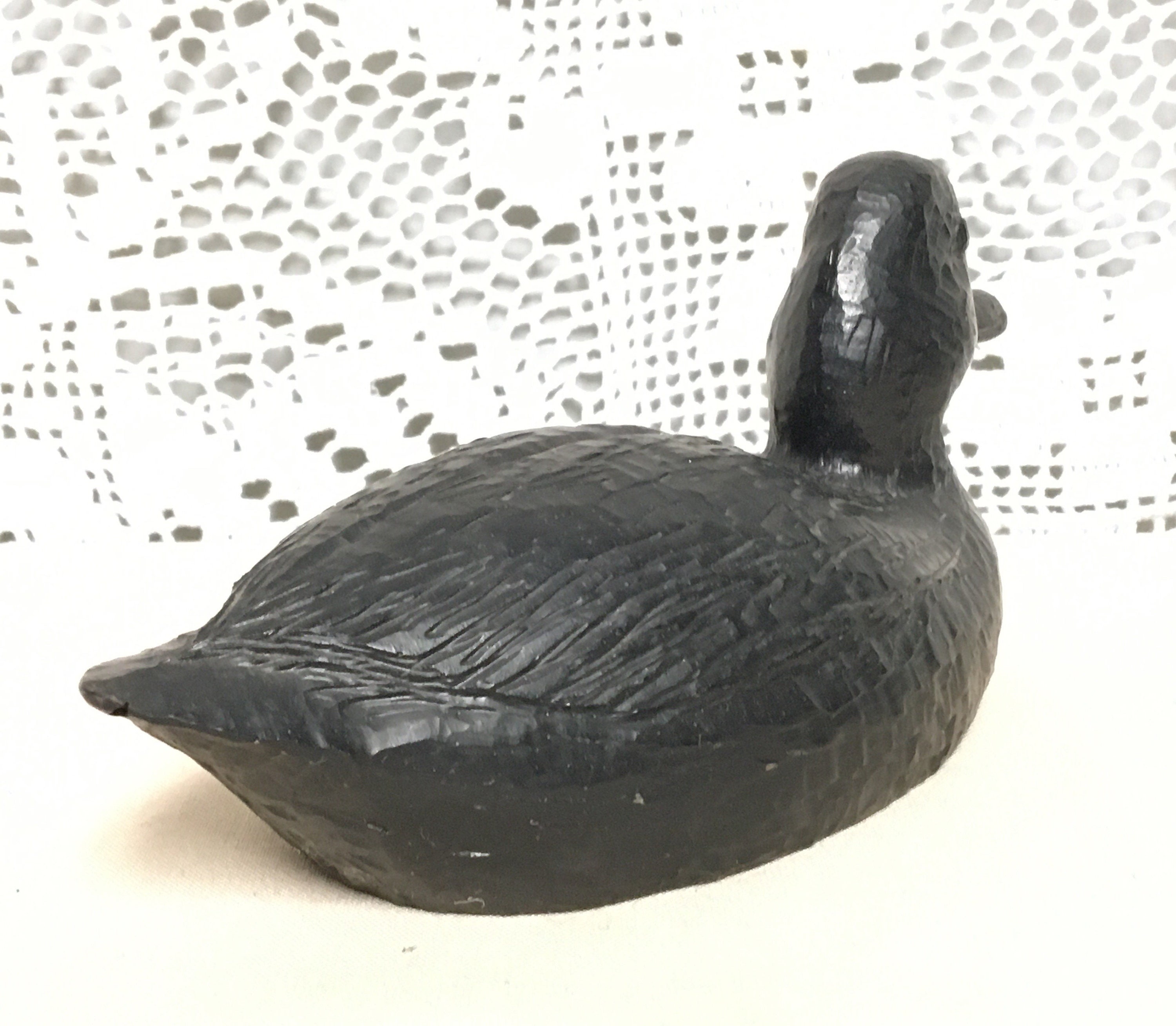 resin duck statue
