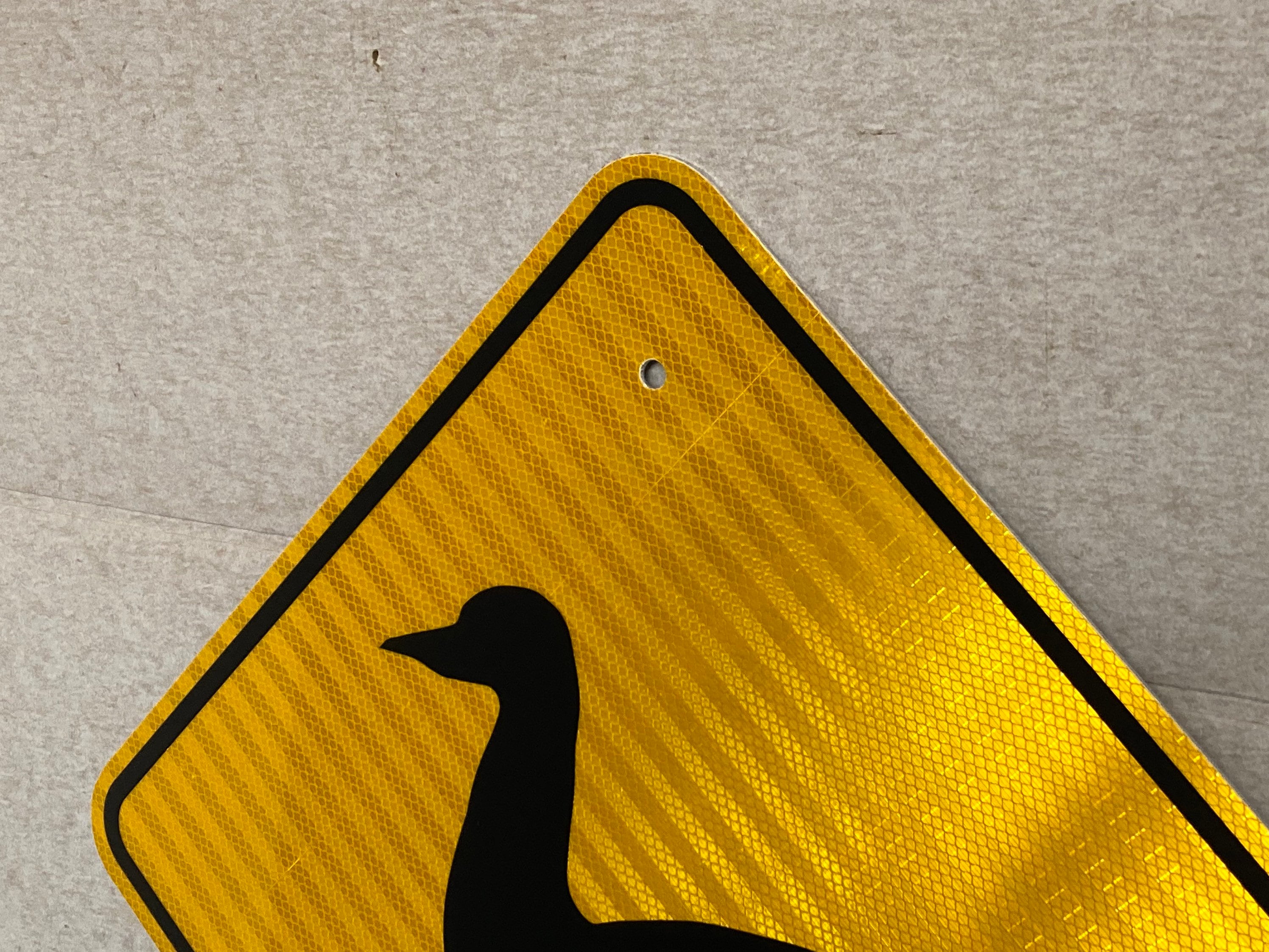 Authentic DUCK CROSSING Road Sign, Real Pennsylvania Street Sign, DOT