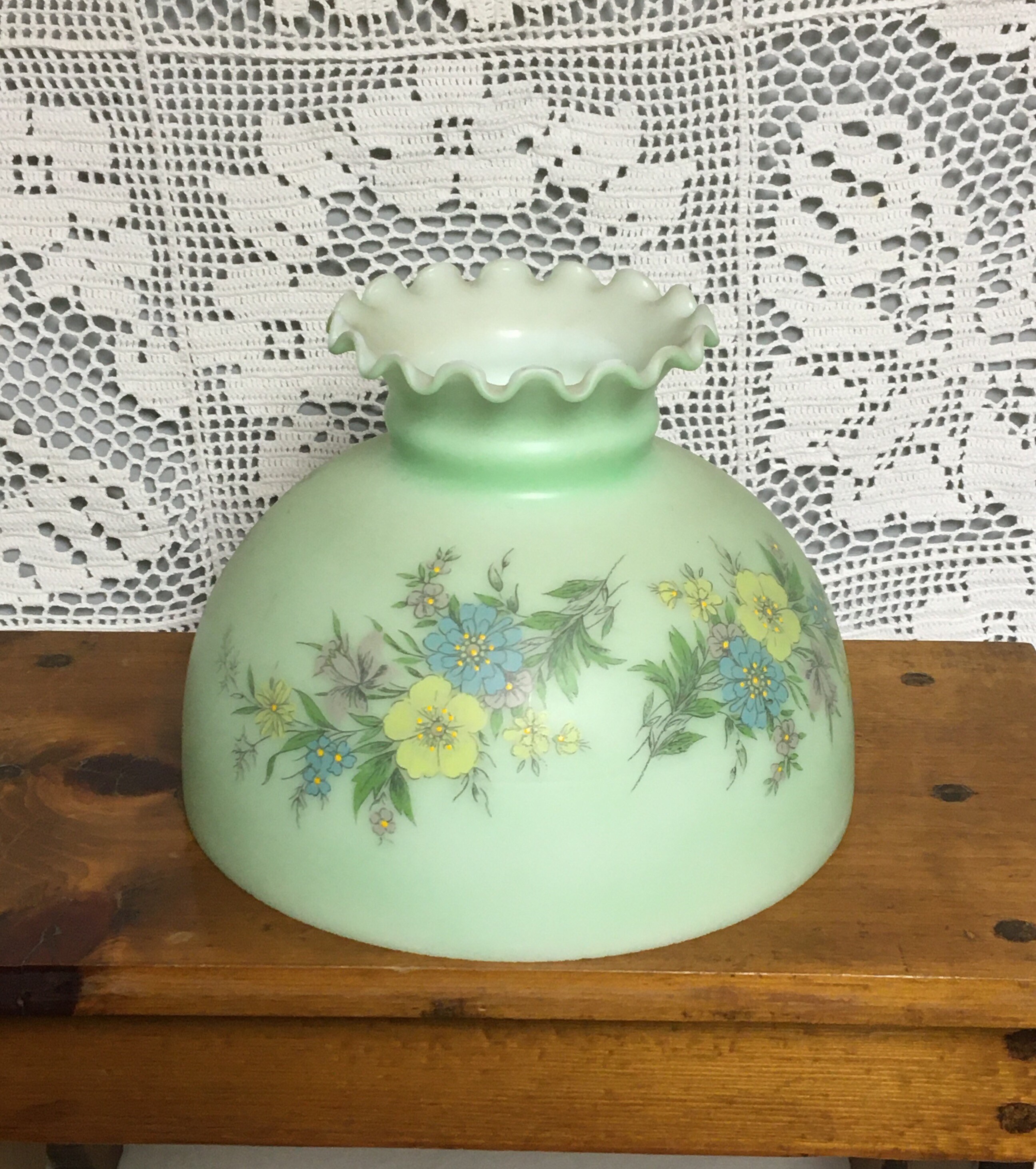 Vintage hurricane lamp shades deals