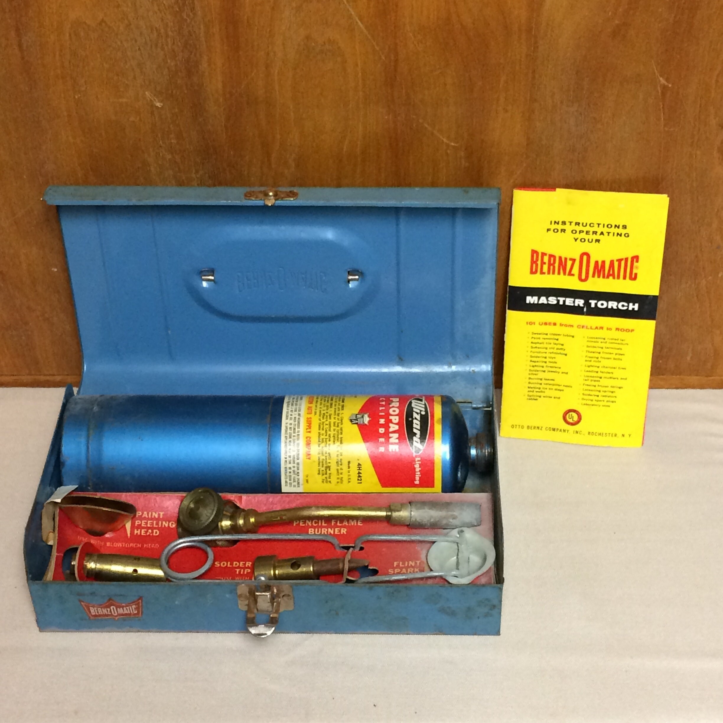 Vintage BenzoMatic Master Propane Torch Kit with Original Metal