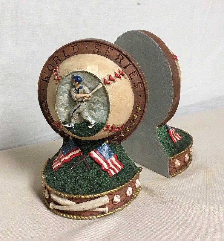 Baseball World Series Bookends, America's Favorite Pastime ...