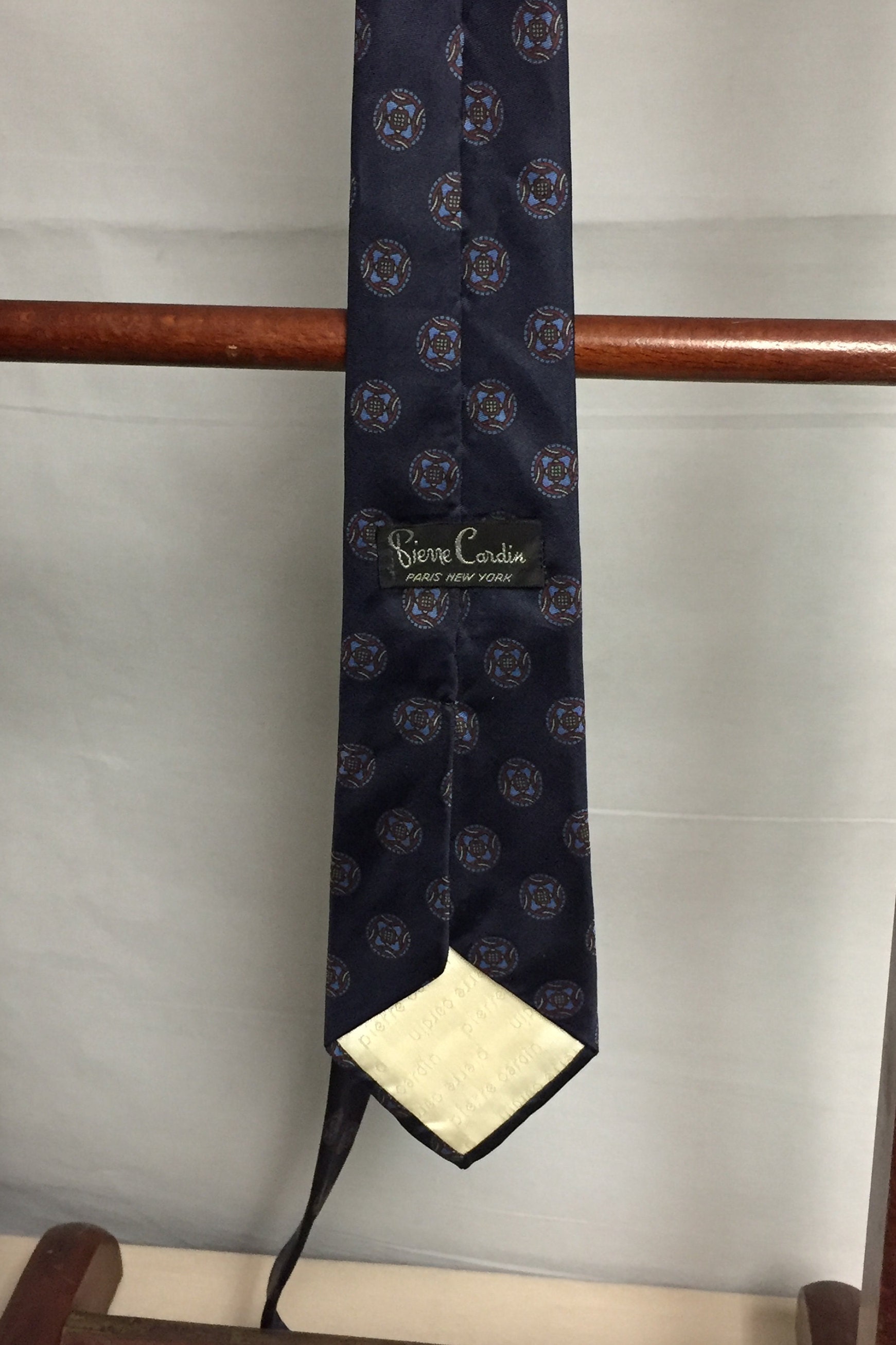 Pierre Cardin Men's Tie, Vintage Peirre Cardin Paris New York, Silk Tie