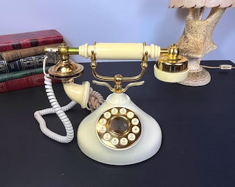 Radio Shack French Victorian Rotary Princess Telephone: 43-370