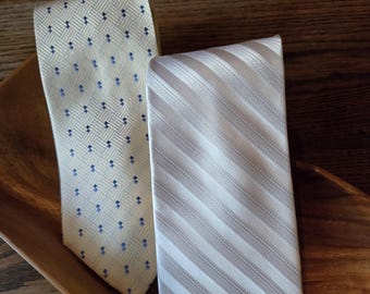 Pair of Two (2) Pierre Cardin Silk Ties